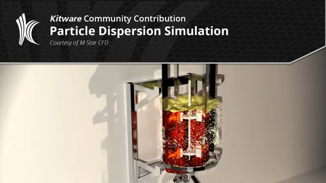 Kitware Community Contribution - Particle Dispersion Simulation