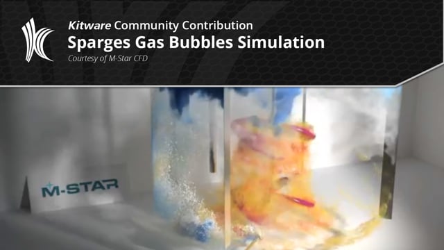 Kitware Community Contribution - Sparges Gas bubbles Simulation