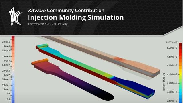 Kitware Community Contribution - Injection Molding Simulation
