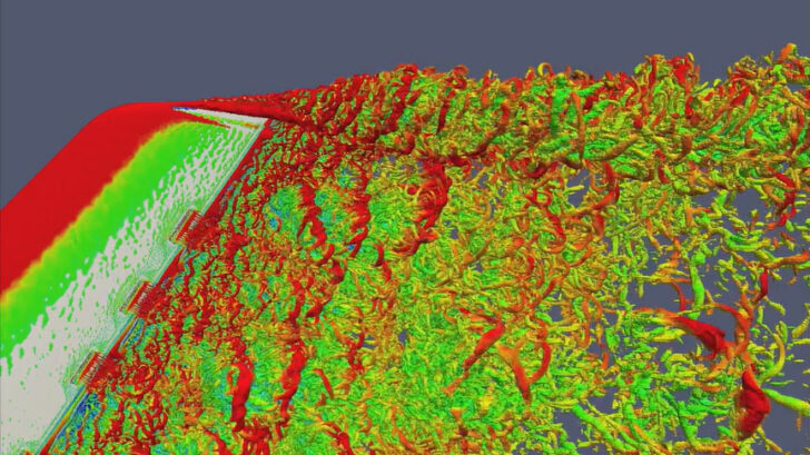 Large unstructured grid CFD simulation